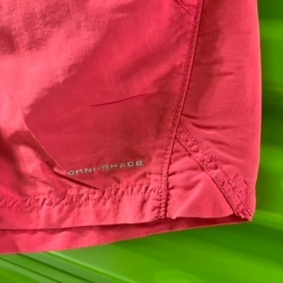 Columbia PFG Pink Omni-Shade Performance Fishing Gear Shorts Womens - Picture 6 of 10